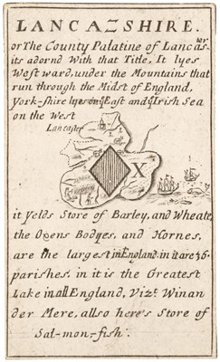 Lot 127 - Lancashire. Redmayne (William). Lanca=shire or the County Palatine of Lancaster, [1677]