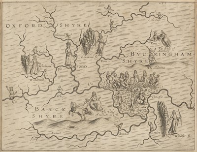 Lot 164 - Drayton (Michael). Two allegorical maps, 1612 or later