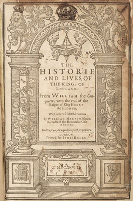 Lot 303 - Martyn (William). The Historie and Lives of the Kings of England, 1628