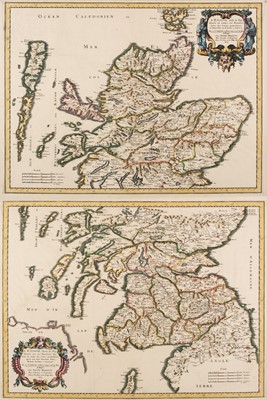 Lot 208 - Scotland. Sanson (Nicolas), Two Sheet map of Scotland, Pierre Mariette, 1665