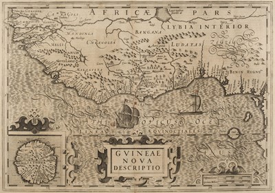 Lot 224 - West Africa & Guinea. Mercator (Gerard & Hondius Jodocus), Guineae nova Descriptio, [1606-36]