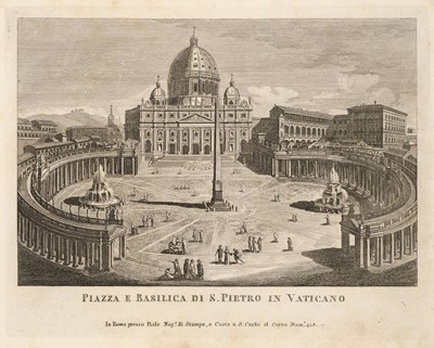 Lot 65 - Rome. Raccolta di 50 Vedute Antiche E Moderne Della Citta di Roma..., Rome: 1827
