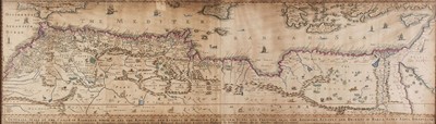 Lot 137 - North Africa. Blome (Richard), A Generall Mapp of the Coast of Barbarie..., 1667