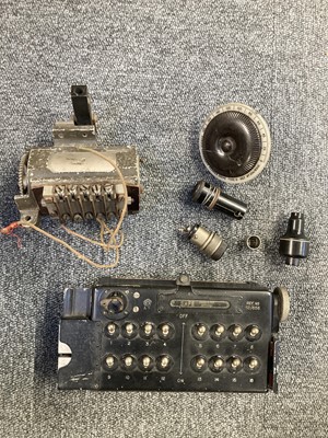 Lot 399 - Aviation Instruments. A WWII Lancaster bomb selector and other items