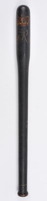 Lot 247 - Truncheon. A George III wooden 'Lowther' truncheon