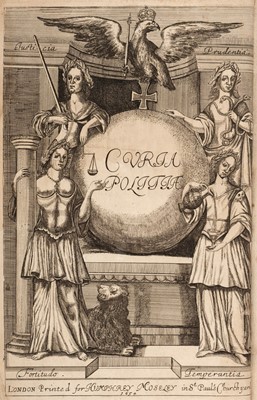 Lot 254 - Scudery (Georges). Curia Politiae, 1st edition in English, 1654