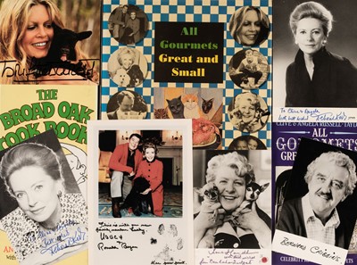Lot 259 - All Gourmets Great and Small. Archive of celebrity contributions, letters, photos etc, 1986-88