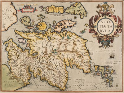 Lot 207 - Scotland. Ortelius (Abraham), Scotiae Tabula, [1573 or later]