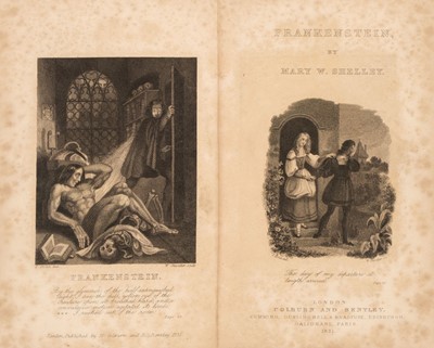 Lot 664 - Shelley (Mary). Frankenstein, 1839, Bentley edition