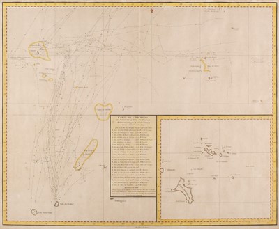 Lot 81 - Indian Ocean. De Grenier (Vicomte), Carte de L'Archipel au Nord de L'Isle de France, Paris: 1776