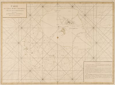 Lot 92 - Seychelles. Mannevillette (Jean Baptiste), Carte de L'Isle Mahe ou Seychelle..., circa 1781