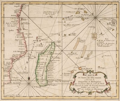 Lot 80 - Indian Ocean. Bellin (J. N.), Carte des Toutes les Isles connues a la Coste de Zanguebar..., 1740
