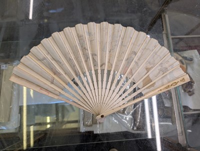 Lot 499 - Military School Fans. Five fans printed for ESM Saint-Cyr, France: 1911-1921, & 2 others