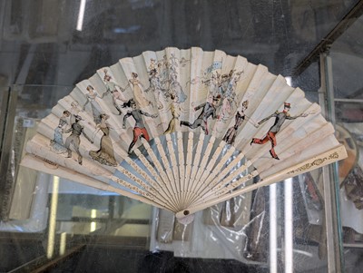 Lot 499 - Military School Fans. Five fans printed for ESM Saint-Cyr, France: 1911-1921, & 2 others