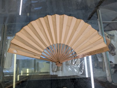 Lot 499 - Military School Fans. Five fans printed for ESM Saint-Cyr, France: 1911-1921, & 2 others