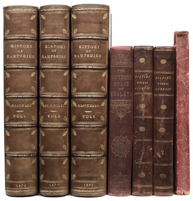 Lot 120 - Woodward (B. B. Rev. Wilks Theodore, & Lockhart Charles). A General History of Hampshire..., 1870