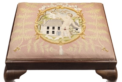 Lot 807 - Waugh (Evelyn). A Shropshire Lad, inscribed by the author, 1923, embroidered stool etc.