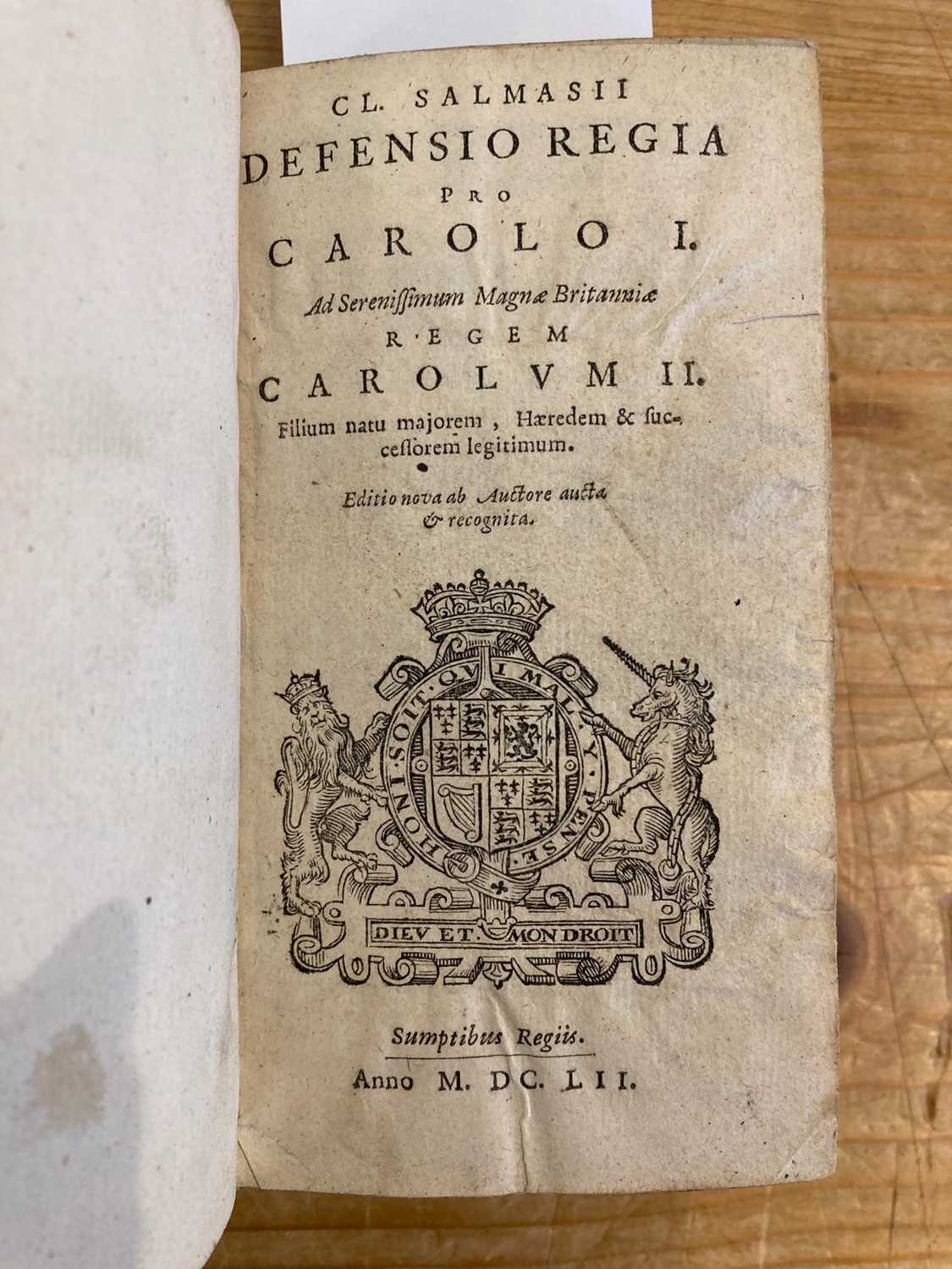 Lot 325 - Milton (John). Pro populo Anglicano Defensio contra Claudii anonymi..., 1652