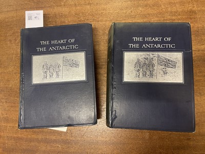 Lot 67 - Shackleton (Ernest). The Heart of the Antarctic, 2 vols, 1st ed, presentation copy, 1909