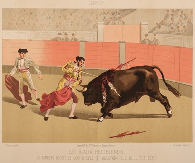 Lot 245 - Bullfighting. Perea (Daniel), A Collection of 14 Chromolithographs, circa 1880