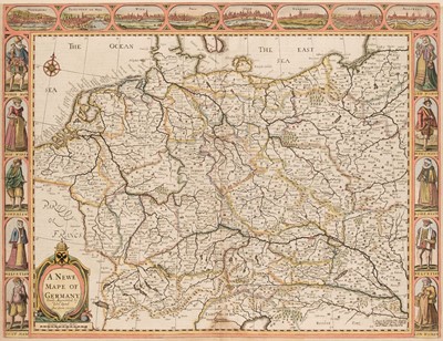 Lot 174 - Germany. Speed (John), A Newe Mape of Germany, 1676