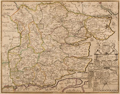 Lot 170 - Essex. Saxton (Christopher & Lea Philip), A Map of Essex..., circa 1720
