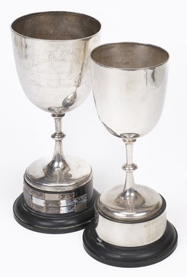 Lot 98 - Silver Trophies. A George V silver trophy by Josiah Williams & Co, London, 1920