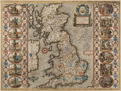 Lot 143 - British Isles. Speed (John), Britain as it was devided in the tyme of the English Saxons..., 1627