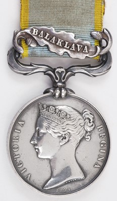 Lot 153 - Charge of the Heavy Brigade. Crimea Medal 1854-56, William Willson, 5th Dragoon Guards