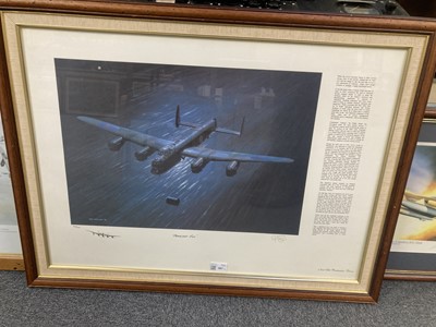 Lot 367 - Berryman (Ivan). "Moonlight Run", limited edition colour print and other aviation prints