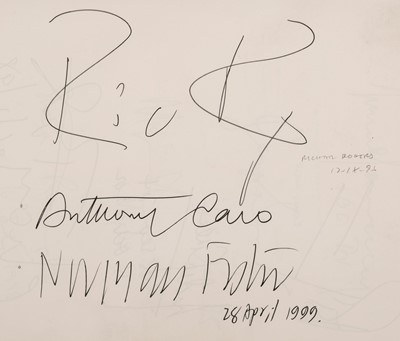 Lot 341 - Contemporary Autographs. An A5 autograph album compiled by Peter Bland, c. 1996-2002...