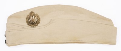 Lot 467 - Royal Flying Corps. A WWI RFC khaki drill Officer's side cap