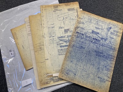 Lot 369 - Vickers Viscount.. Blueprints of the Vickers Viscount aircraft