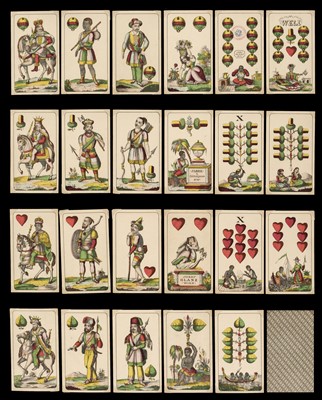 Lot 484 - Austrian playing cards. Mohren-Deutsche type II, Joseph Glanz, circa 1901, & 16 others