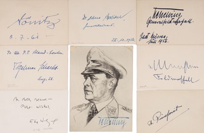 Lot 357 - Kesselring (Albert, 1885-1960), German Military Officer..., Signed Postcard Portrait