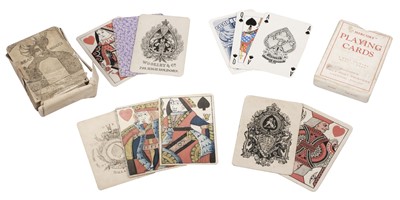 Lot 492 - English playing cards. Standard pattern type IIb, Hall & Son, circa 1820, & others