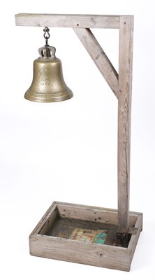 Lot 477 - Scramble Bell. A substantial WWII RAF Air Ministry aerodrome station bell dated 1942
