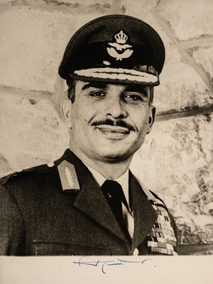 Lot 353 - Hussein bin Talal (1935-1999), King of Jordan, 1952-1999. Signed Photograph, no date