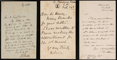 Lot 352 - Hooker (Joseph Dalton, 1817-1911), British botanist and explorer. Autograph Letters Signed...