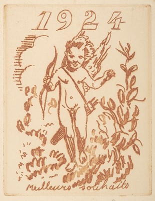 Lot 420 - German and French bookplates. A collection of 180 ex-libris, early 20th-century