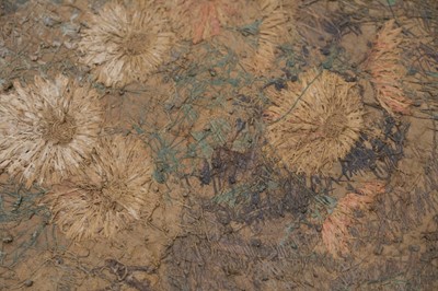 Lot 499 - Chinese. A 19th century embroidered panel