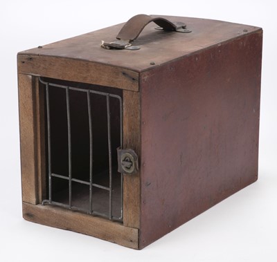 Lot 493 - War Pigeon. A scarce WWII RAF pigeon carrier box