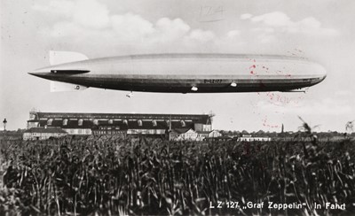 Lot 373 - Zeppelin. LZ127 Graf Zeppelin in Fahrt, World Flight Germany to Japan Leg, 1929
