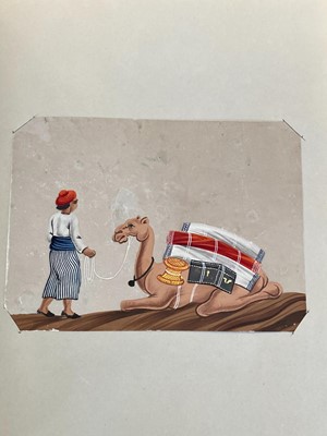 Lot 20 - Company School. An album of fifty-eight Indian mica paintings, circa 1850