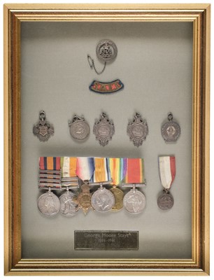 Lot 135 - South African Medals. Conductor George Moore Stayt, South African Service Corps