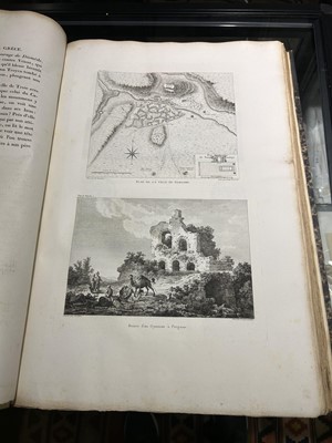 Lot 19 - (Choiseul-Gouffier, Marie). Voyage Pittoresque de la Grece, 2 vols, 1st edition, 1782-1822