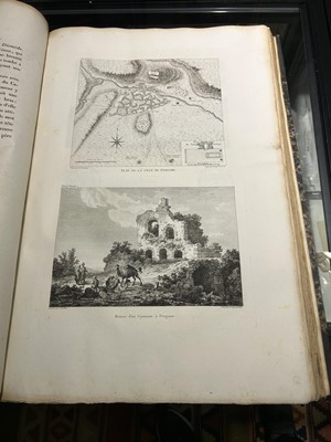 Lot 19 - (Choiseul-Gouffier, Marie). Voyage Pittoresque de la Grece, 2 vols, 1st edition, 1782-1822