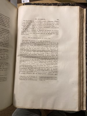Lot 19 - (Choiseul-Gouffier, Marie). Voyage Pittoresque de la Grece, 2 vols, 1st edition, 1782-1822