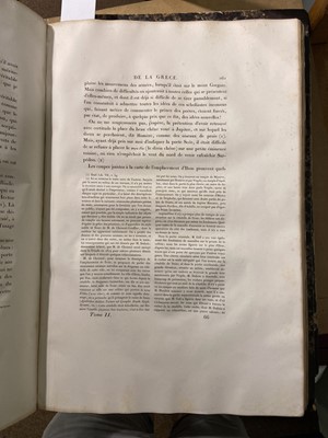 Lot 19 - (Choiseul-Gouffier, Marie). Voyage Pittoresque de la Grece, 2 vols, 1st edition, 1782-1822