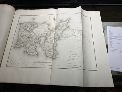 Lot 19 - (Choiseul-Gouffier, Marie). Voyage Pittoresque de la Grece, 2 vols, 1st edition, 1782-1822